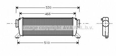 AVA QUALITY COOLING ms4261 -  Интеркулер